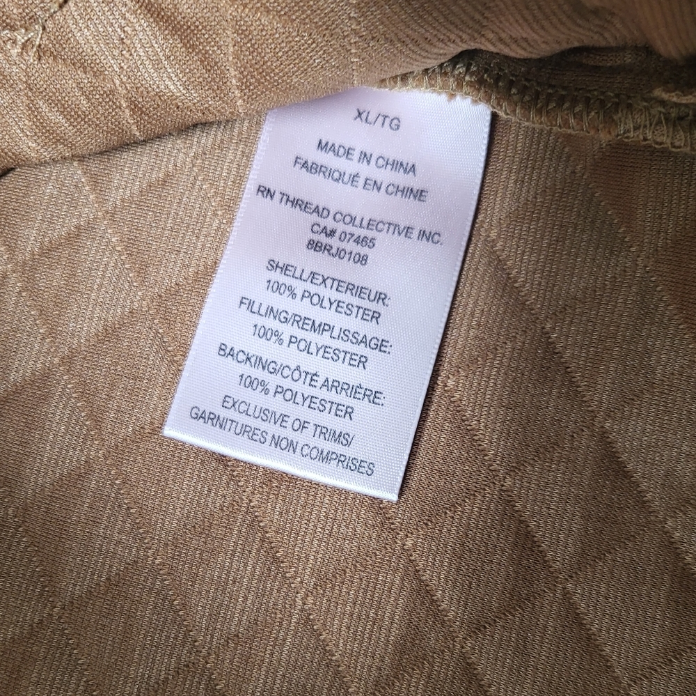 BADGLEY MISCHKA- Camel Quilted Jacket - Picture 4 of 7